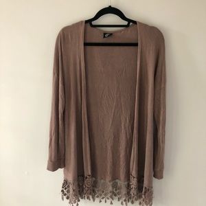 Brown cardigan